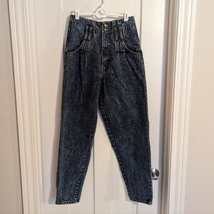 Rio Vintage Paper Bag High Waisted Barrel Jeans sz 3